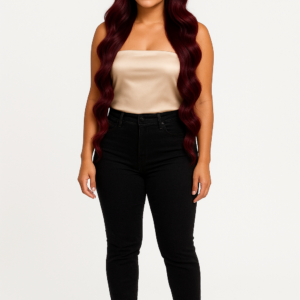 Alternative view of Burgundy Body Wave Bundle